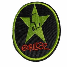 GORILLAZ Iron On Patch  ONE FREE MUSIC STICKER WITH PURCHASE OF PATCH