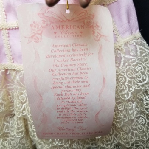 American Classics Collection Porcelain Doll Whittney - Picture 3 of 6