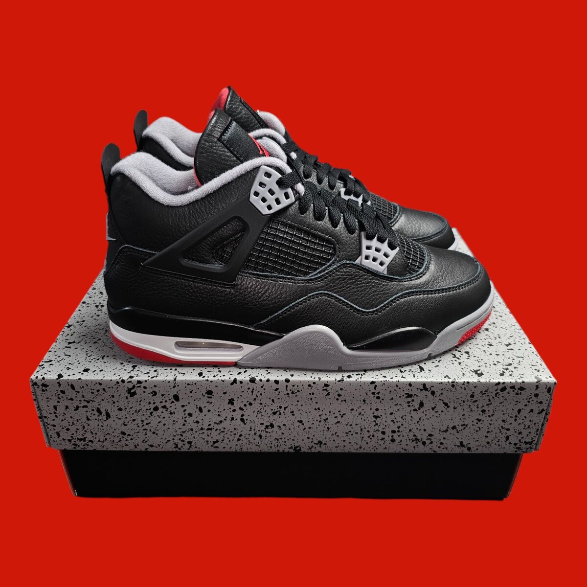 Nike Air Jordan 4 Retro GS Bred Reimagined 2024 Size 6Y/7.5 Nike Air Jordan 4 Retro GS Bred Reimagined 2024 Size 6Y/7.5