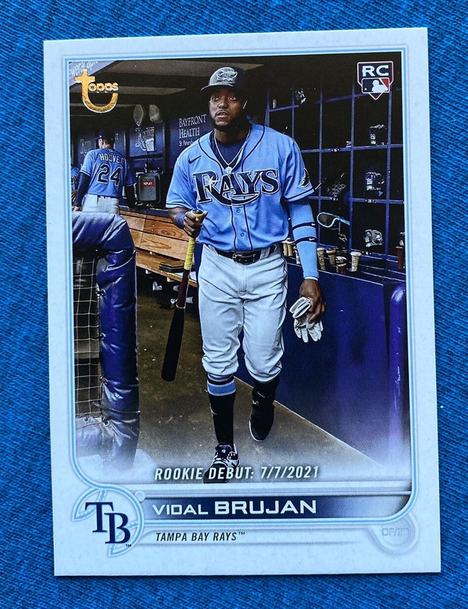 2022 Topps Update - Vidal Brujan - #US8 Vintage Stock Parallel #d 05/99