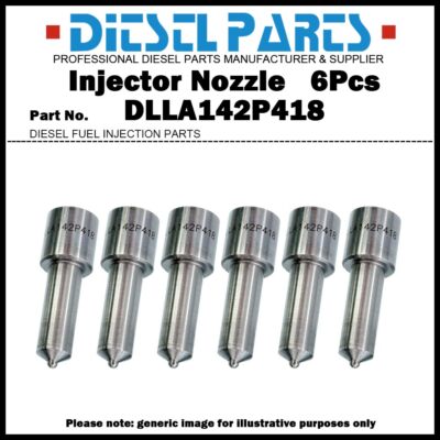 6Pcs Injector Nozzle DLLA142P418 for Mercedes Benz OM441 OM442 OM445 OM446 OM447