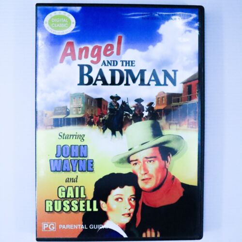 Angel And The Badman (DVD, 1947) Drama Western Movie - John Wayne, Gail Russell - Picture 1 of 4