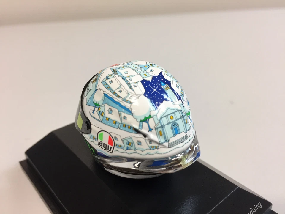 Minichamps MotoGP Casque V. Rossi Test Sepang 2017 1/8 399170076 - Photo 2/3