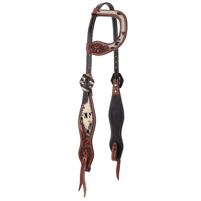 Western Luxe Series Iris Single Ear Leather HEADSTALL