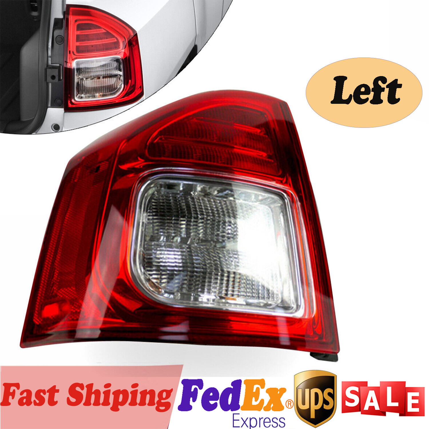Left For 2014 2015 2016 2017 Jeep Compass Tail Light Driver Side OEM Tail Lamp