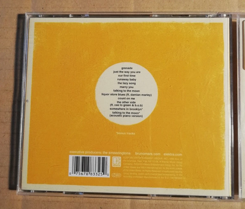 BRUNO MARS - DOO-WOPS & HOOLIGANS - CD - EUROPE 2011 (J306) - Bild 2 von 3