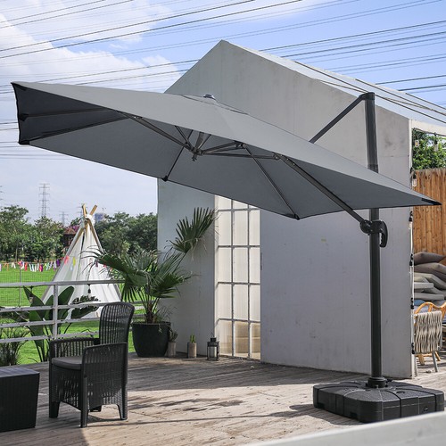 3x3m Garden Parasol Roma Cantilever 