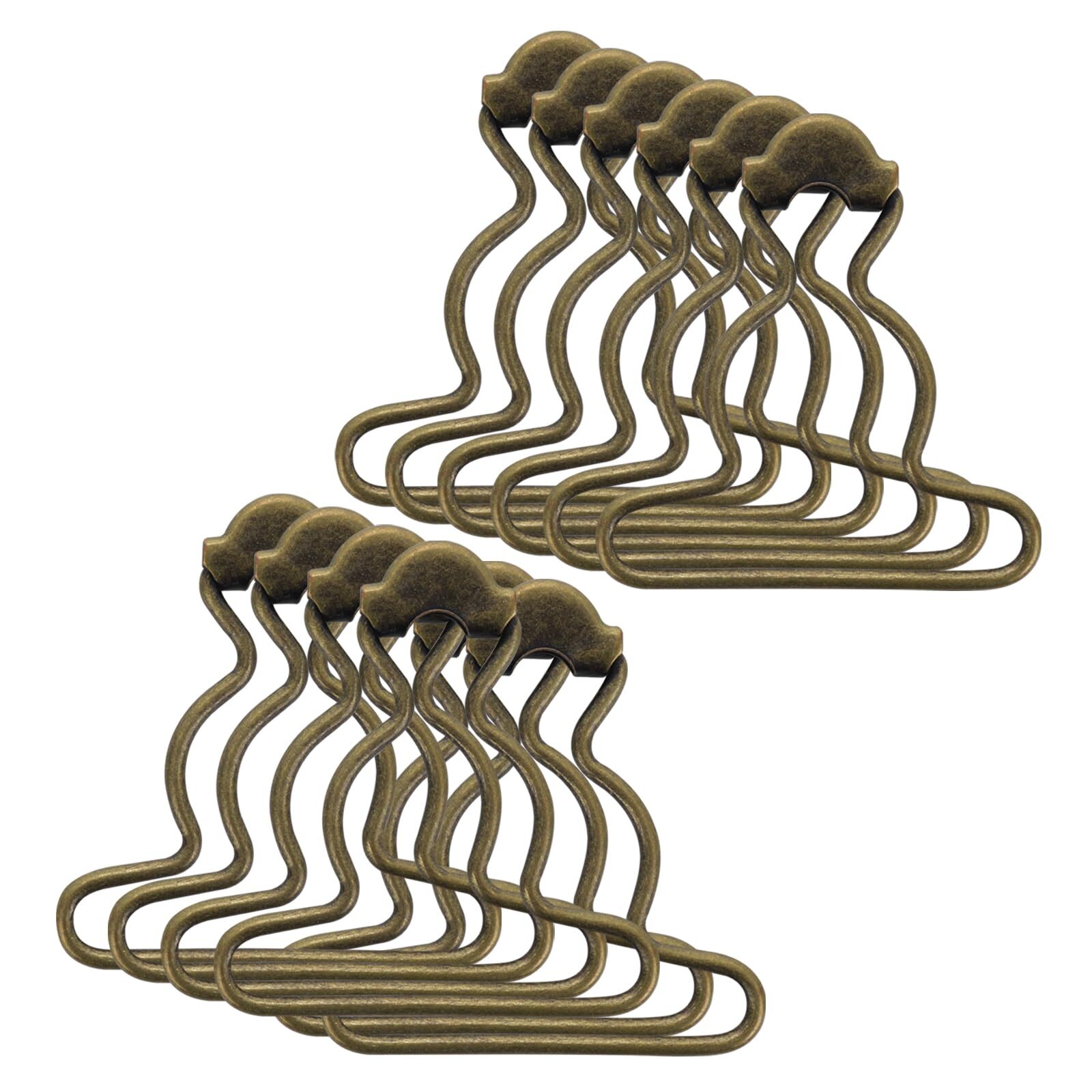 12Pcs Suspender Buckles Dungaree Overall Buckles Metal Overall Clasp 1.97 Inc...