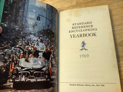 Birth Year Gift - Events of 1969 Funk & Wagnalls 1970 Yearbook Reference Encyclo
