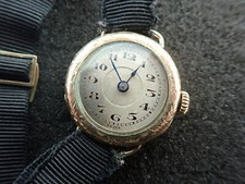 VINTAGE 24MM SWISS LOUVAIN WATCH CO. POCKET WATCH PENDANT - KEEPING TIME