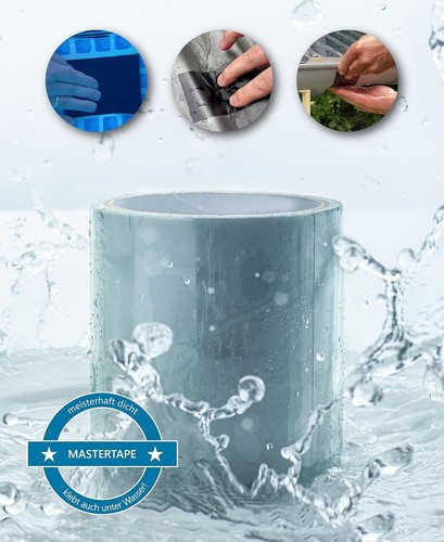 Super starkes Klebeband zur Reparatur auch unter Wasser 152xm x 10cm 3 col - Bild 2 von 11