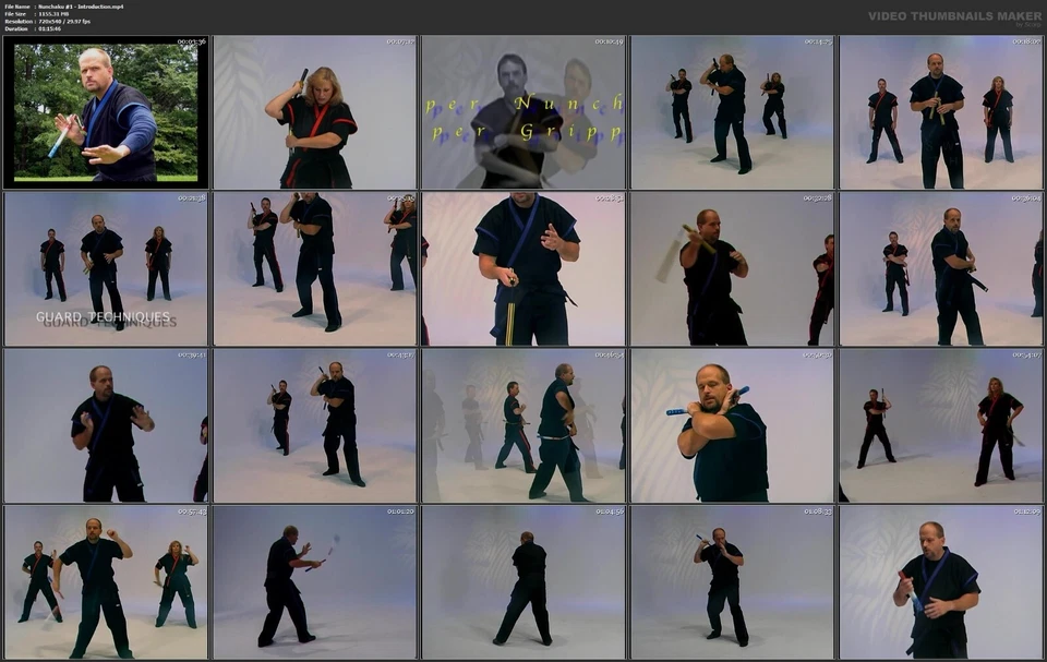 Nunchaku - Beginner, Intermediate, Advanced starring Chuck Hansen (3 DVD Set) Foto 2 de 4