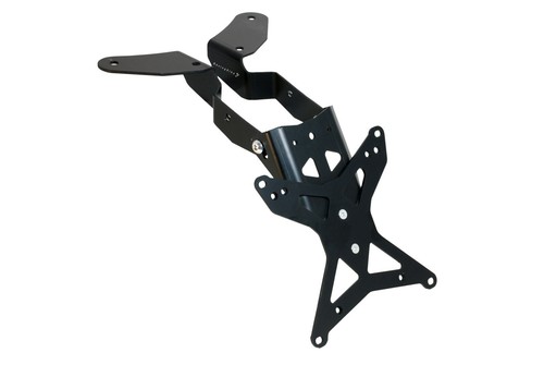 Support Plaque D'immatriculation Pour Yamaha TMAX 530 (2017-2019) Et TMAX 560 (2020-2021) - Métal Noir - 6