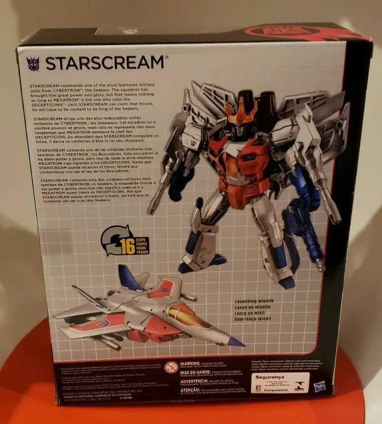 Brand New Sealed Transformers Generations Combiner Wars Leader Class  Starscream