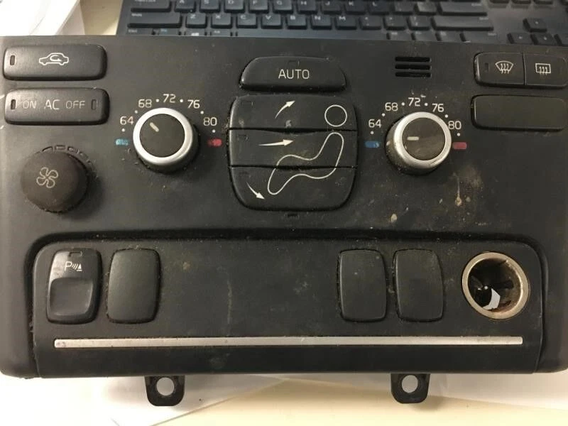 Volvo XC90 2003-2013 calentador de aire acondicionado control de temperatura Fahrenheit OEM Foto 3 de 4