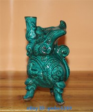 Chinese Zhou ceramic kiln Chai Porcelain Three-legged Animal Vase 20763