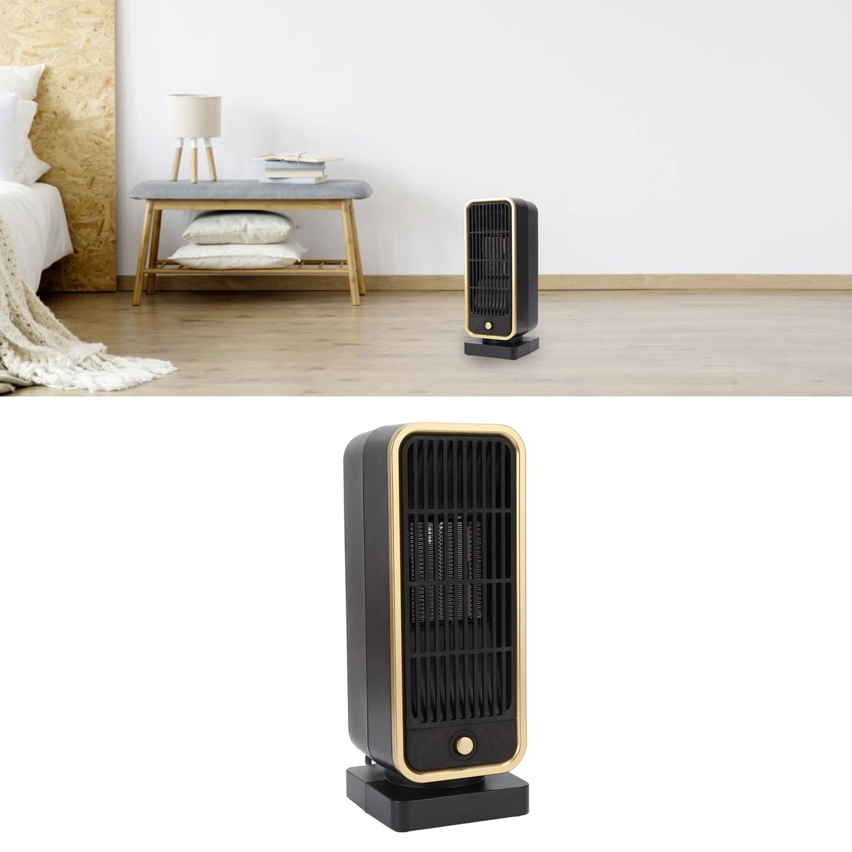 US Plug 110V Space Heater Overheating Protection PTC Ceramic Heating Quiet