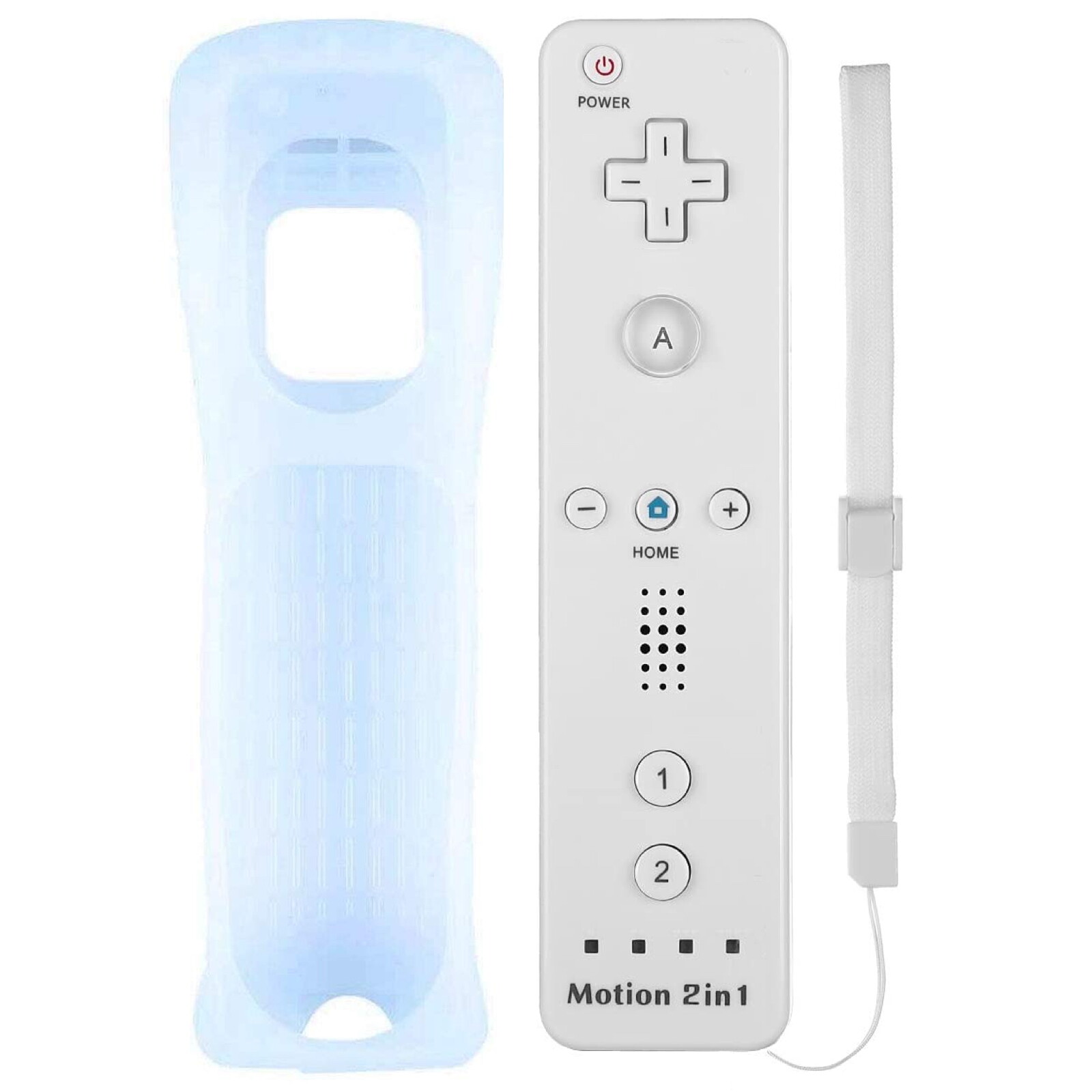 2 in 1 Remote Motion Plus Controller Wii Wheel Lenkrad für Nintendo Wii (NEU)