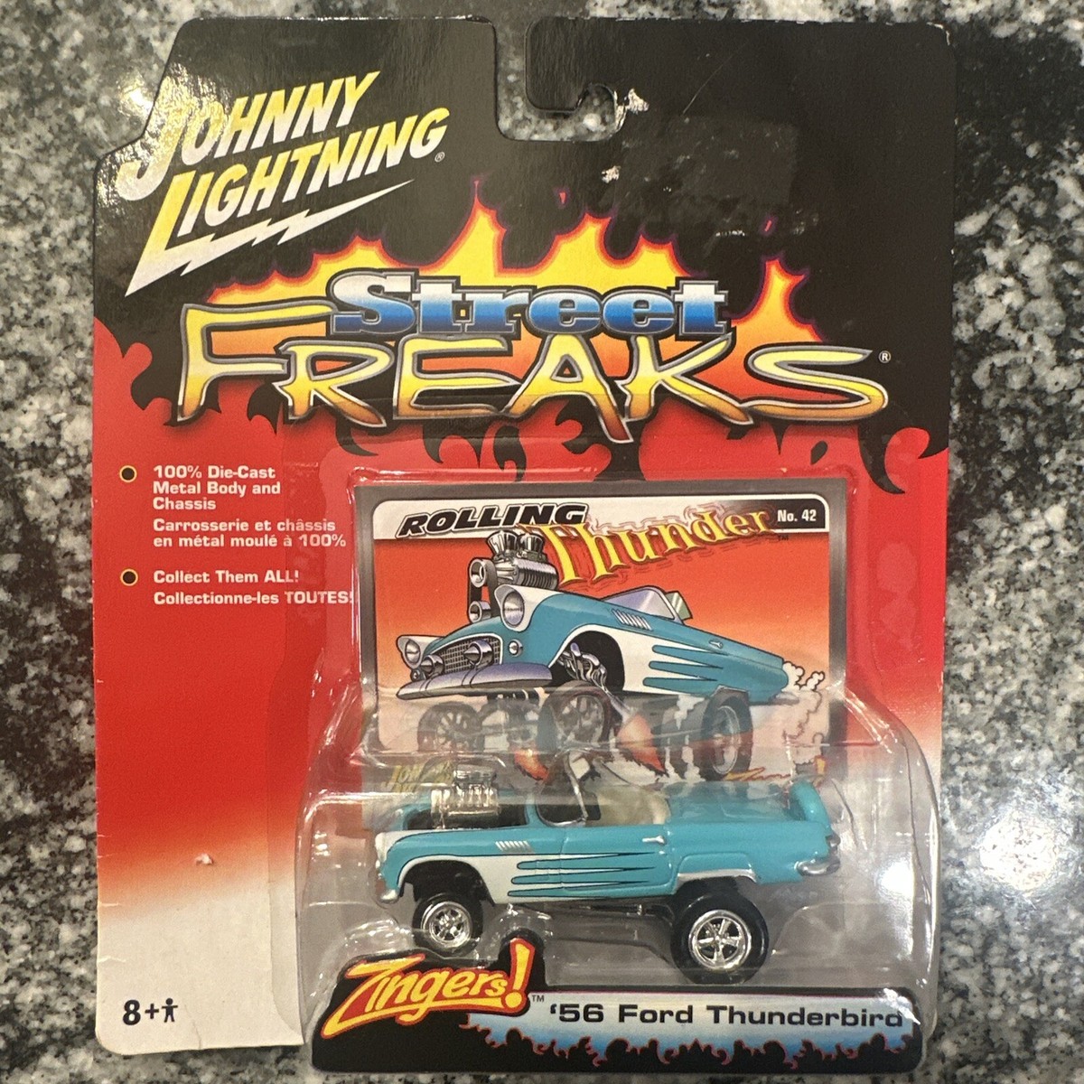 Johnny Lightning Street Freaks Zingers '56 Ford Thunderbird