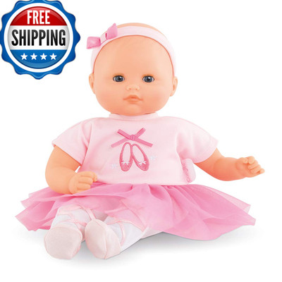 Corolle Bb Calin Maeva Ballerina Baby Doll - 12 Inch Soft Body Vanilla Scent