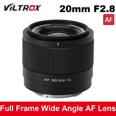 Viltrox 20mm F2.8 FE STM Full Frame Auto Focus Wide Angle Lens for Sony E-mount