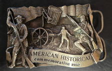 American Historical Commemorative 1982 Belt Buckle Vintage Limited 513/5000