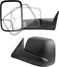 Towing Mirror Fit 94-97 Dodge Ram 1500 2500 3500, Tow Mirrors with Power Adjuste