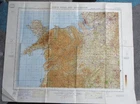 ORIG WW2 OS LINEN WAR MAP MILITARY EDIT NTH WALES MANCHESTER RAF WATERBEACH 1943