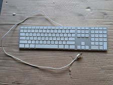 Genuine Apple A1243 Wired USB Keyboard with Numeric Keypad