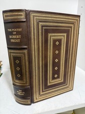 Franklin Library Poetry of Robert Frost     100 Greatest Books