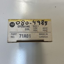 Allen Bradley 71A01 Size 1 Operating Coil 110V 60Hz 105V 50Hz Contactor Starter