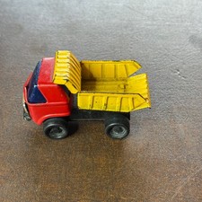 Vintage Marx red and Yellow Tin Toy Truck