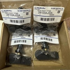 Complete Set Of 4 Oem Tpms Tire Pressure Sensors Kit 28103aj00a For Subaru Wrx