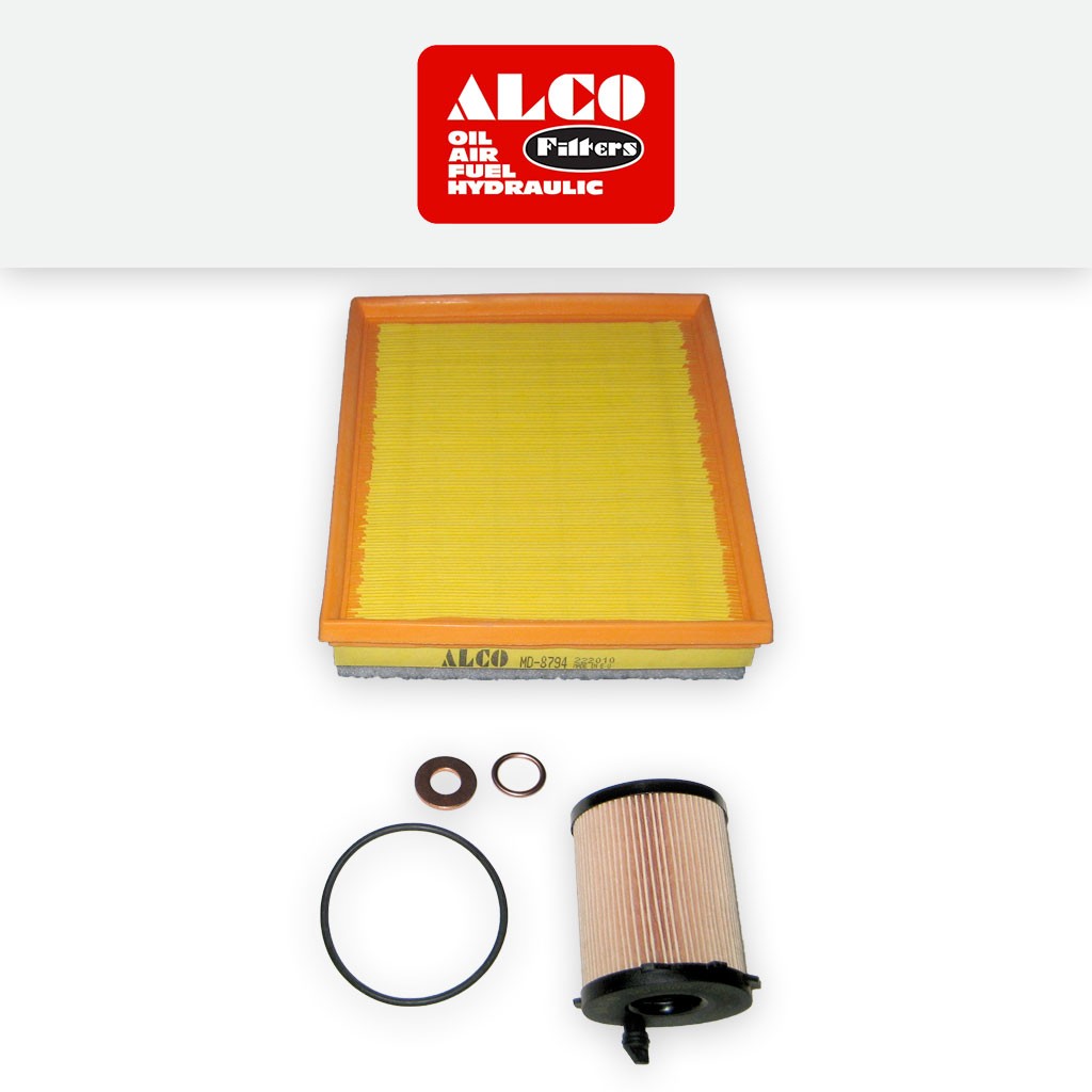 SERVICE KIT for PEUGEOT 308 1.6 BLUEHDI ALCO OIL AIR FILTERS (2013-2018)