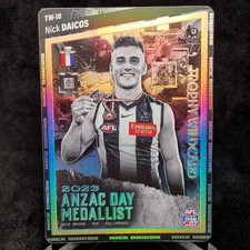 2024 AFL Nick Daicos Teamcoach Silver Trophy Wildcard  Anzac Day Medallist