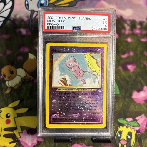 2001 Pokemon Southern Islands Mew Reverse  Holo #1 , PSA 5