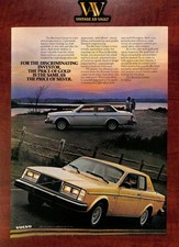 Volvo Bertone 2 + 2 Vintage Print Ad - For The Discriminating Investor