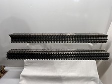 Lot of 16 Gargraves Standa Gauge 3 Rail 37" Straights Wooden Track Ties with Box