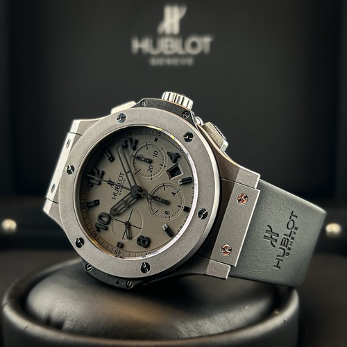 Hublot Big Bang 44mm Tantalum Grey Dial 2007 Full Set 301.AI.460.RX