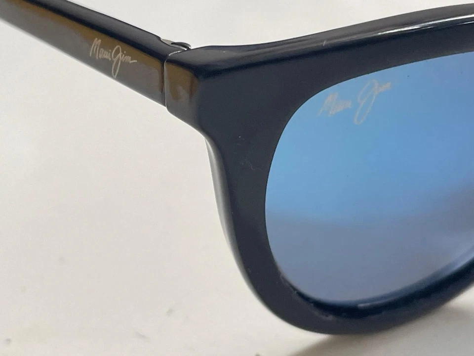 Очки солнцезащитные поляризованные Maui Jim Star Gazing 813-03 темно-синие/синие зеркальное стекло новые - Изображение 3 из 4