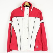 SPYDER Women's Jacket Size XL UK 16 Waterproof Windproof Insulated Full Zip Red