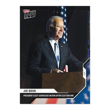 Kamala Harris & Jo... - 2020 CURRENT EVENTS Topps Now Card 10 - Print Run: 4,746