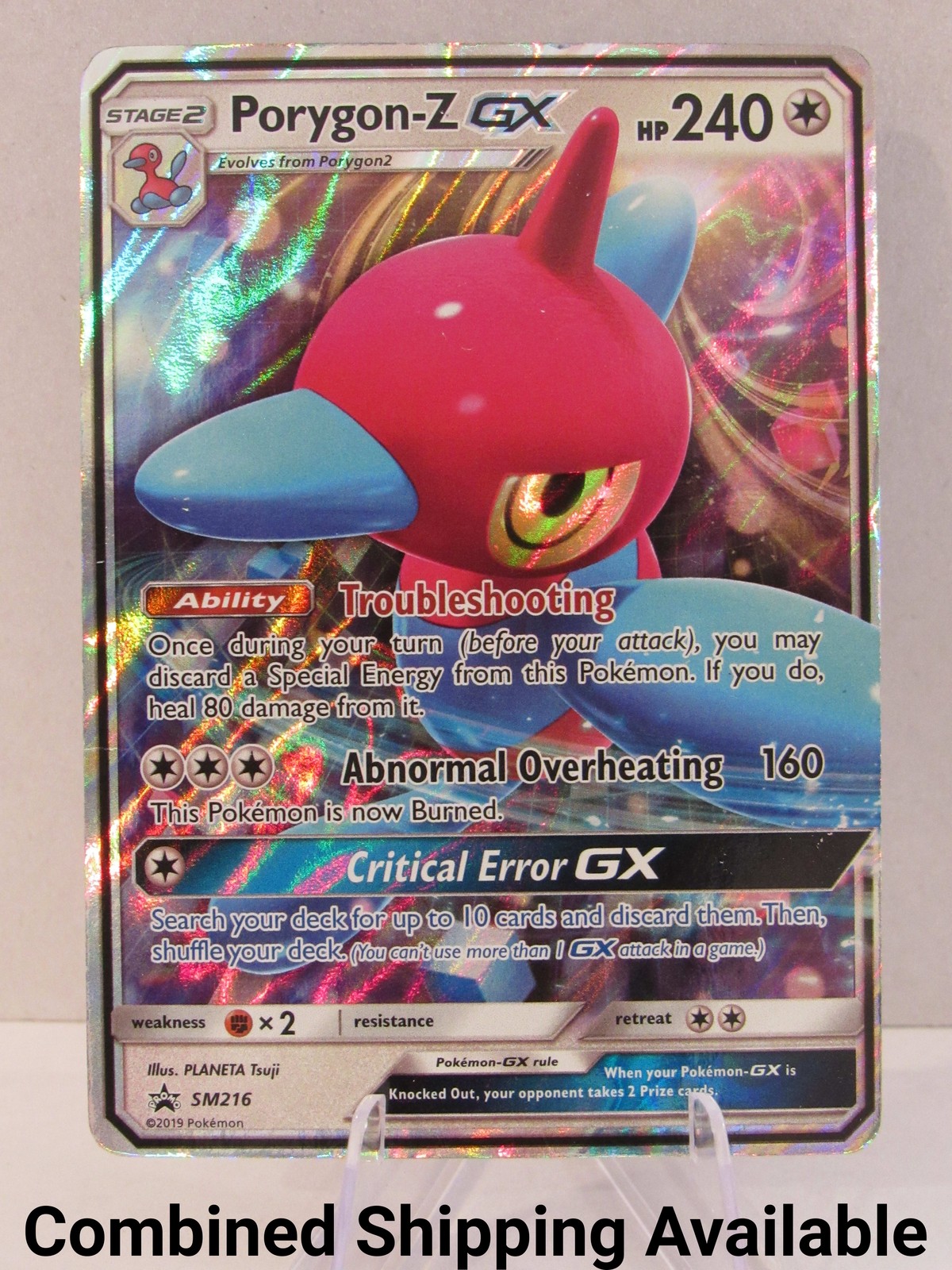 Porygon-Z GX - SM216 SM Promos LP Holo English 16930