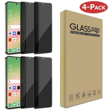 4-Pack For Samsung A06 A16 A26 A36 A56 Privacy Tempered Glass Screen Protector