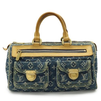 専用　LOUIS VUITTON LV 韓国　免税店　9年前　メンズ　レディース Louis Vuitton Monogram Denim Neo Speedy Blue M95019 Handbag Mini