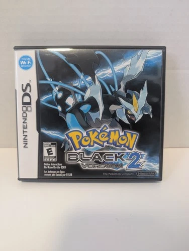 Pokemon Black Version 2 (Nintendo DS 2012)  Complete in Box CIB Tested Authentic