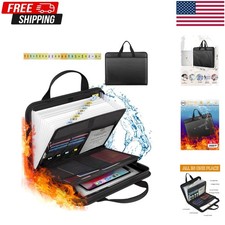 Accordion File Organizer 13 Pockets for Business Office Receipt Travel,Firepr...