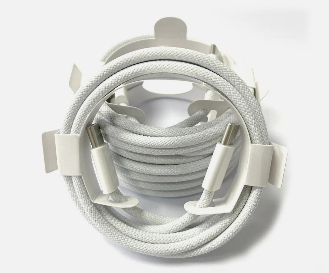 For iPhone 16 15 Pro USB-C to USB-C Braided 60W Fast Charging Cable 1 Pack