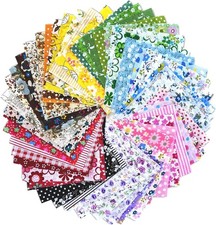 150 PCS 4x4" Cotton Fabric Squares Floral Quilting Sheets for Sewing DIY