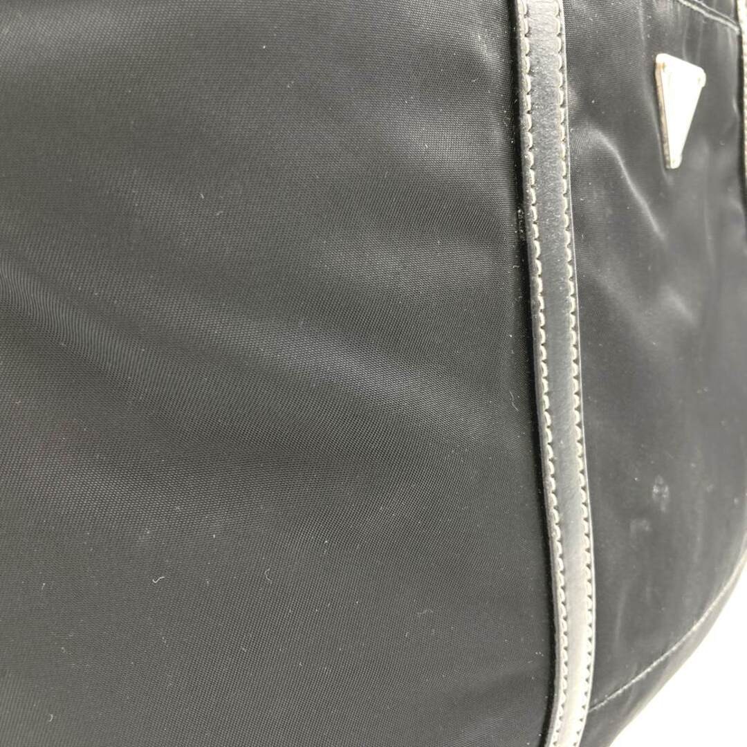 PRADA Handbag Tote Bag Triangle Logo Nylon Leather Black Ladies Fashion ELGZN Us thumbnail 3